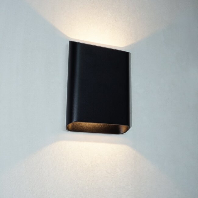 Artdelight Wandlamp Diaz L - Zwart - Dim To Warm