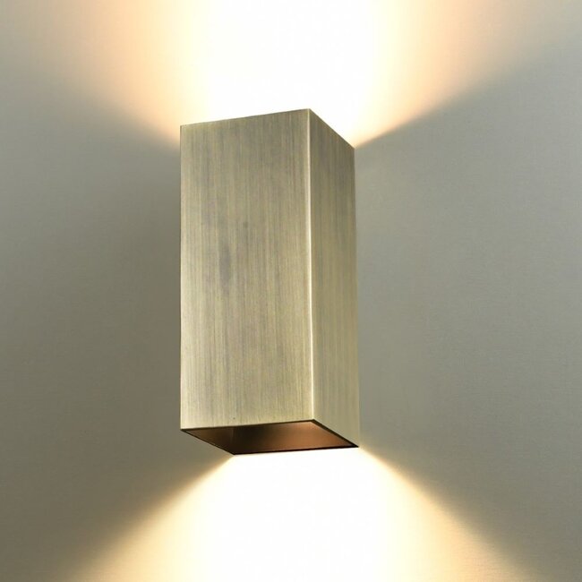 Artdelight Wandlamp Dante 2 XL - Antiek Brons