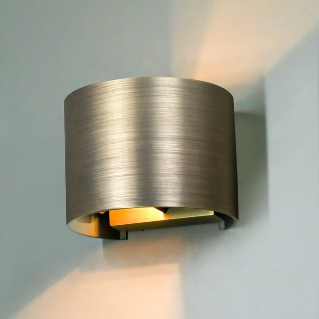 Artdelight Wandlamp Gyro - Antiek Brons