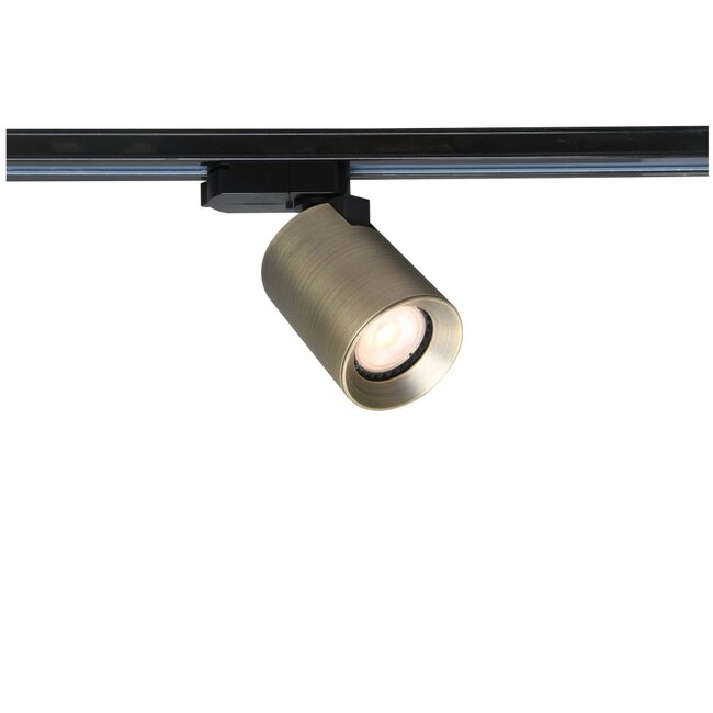 Artdelight 1-fase Railsysteem Megano 3m set (eindvoeding) - Zwart/Antiek Brons