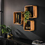HELDR! Wandschap Mera 3-Set - Acacia Hout