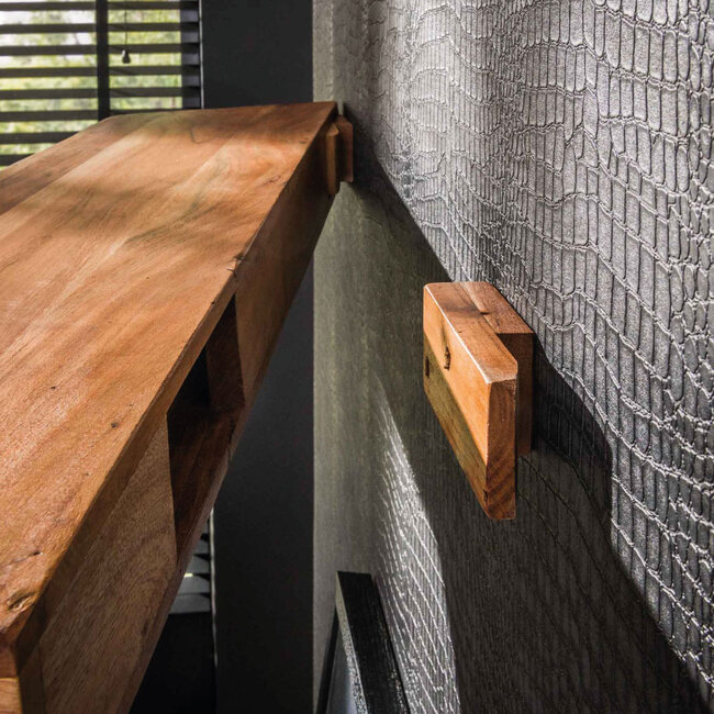 HELDR! Wandplank Hano 100cm - Acacia Hout