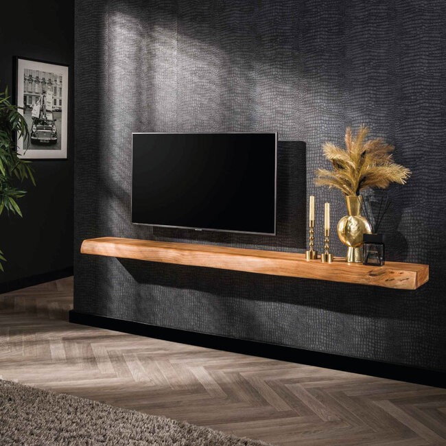 HELDR! Wandplank Hano 200cm - Acacia Hout