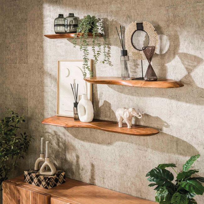 HELDR! Wandplank Luan 60cm - Acacia Hout