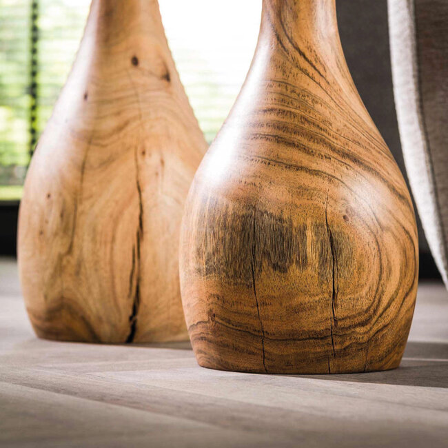 HELDR! Bijzettafel Newy 2-Set - Acacia Hout