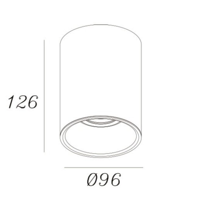 Artdelight Plafondlamp Moreno - Gun Metal