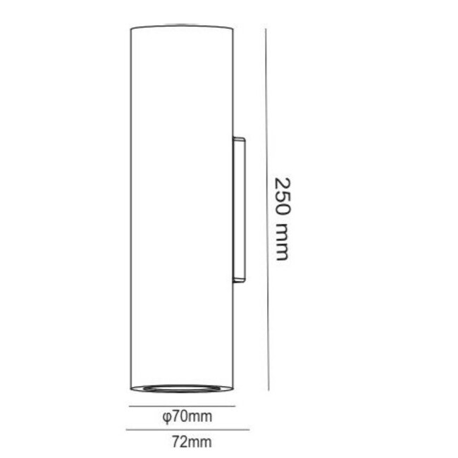 Artdelight Wandlamp Brest Egaal - Wit