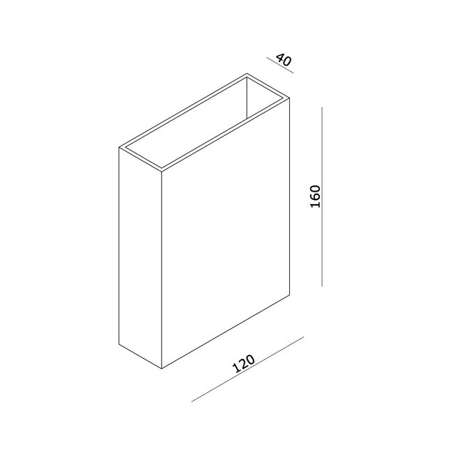 Artdelight Wandlamp Memphis - Wit