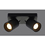Artdelight Plafondlamp Megano 2L - Zwart