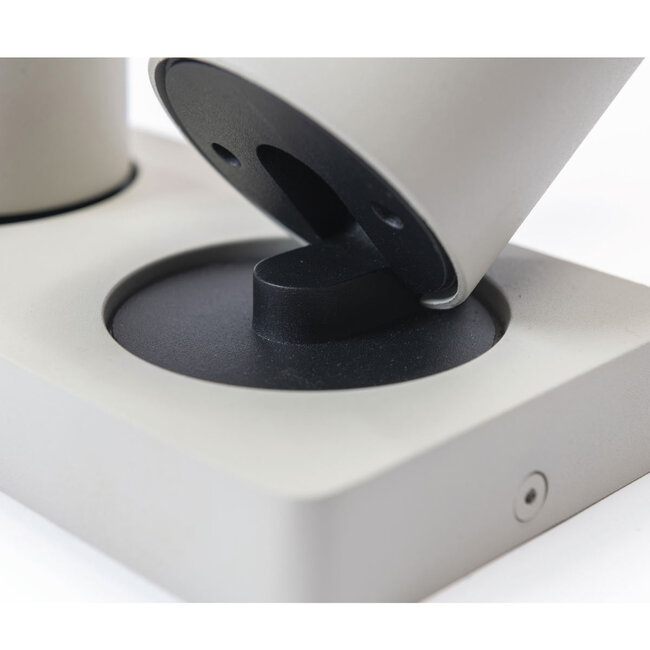 Artdelight Plafondlamp Megano 3L - Zijdegrijs