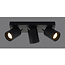 Artdelight Plafondlamp Megano 3L - Zwart
