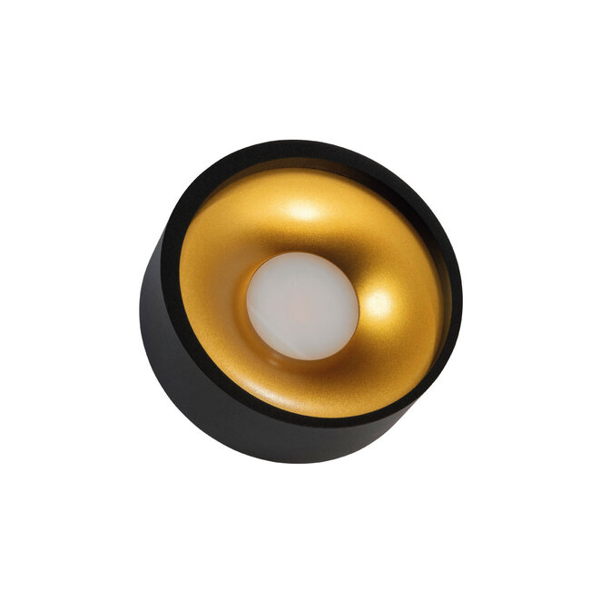 Artdelight Plafondlamp Orlando - Zwart/Mat Goud