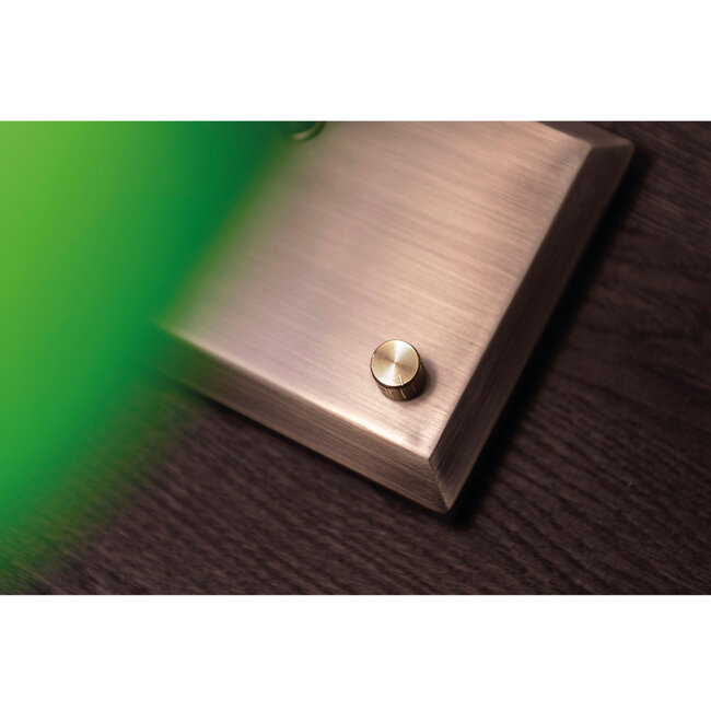 Artdelight Tafellamp Oxford - Brons/Groen