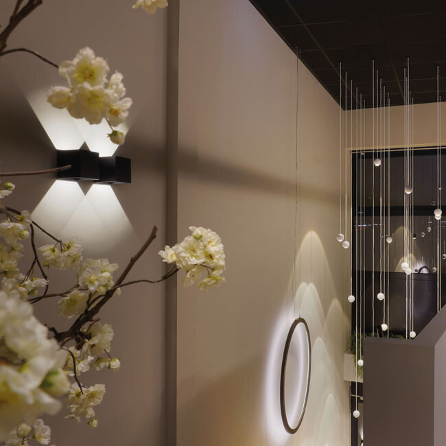 Artdelight  Wandlamp Cube - Zwart