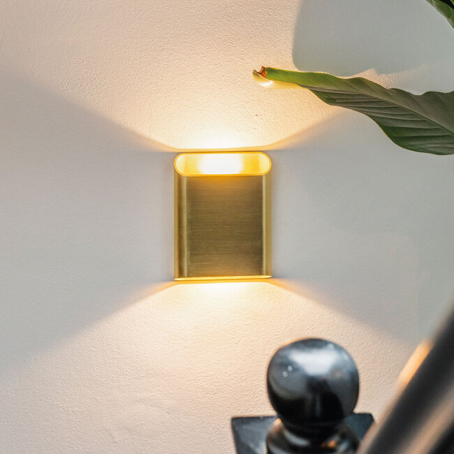 Artdelight Wandlamp Diaz S - Goud