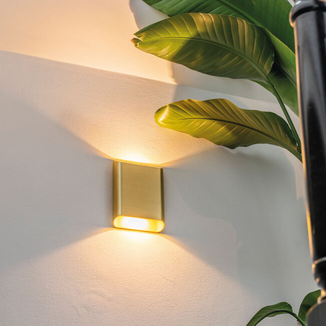 Artdelight Wandlamp Diaz S - Goud