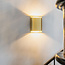 Artdelight Wandlamp Diaz L - Goud