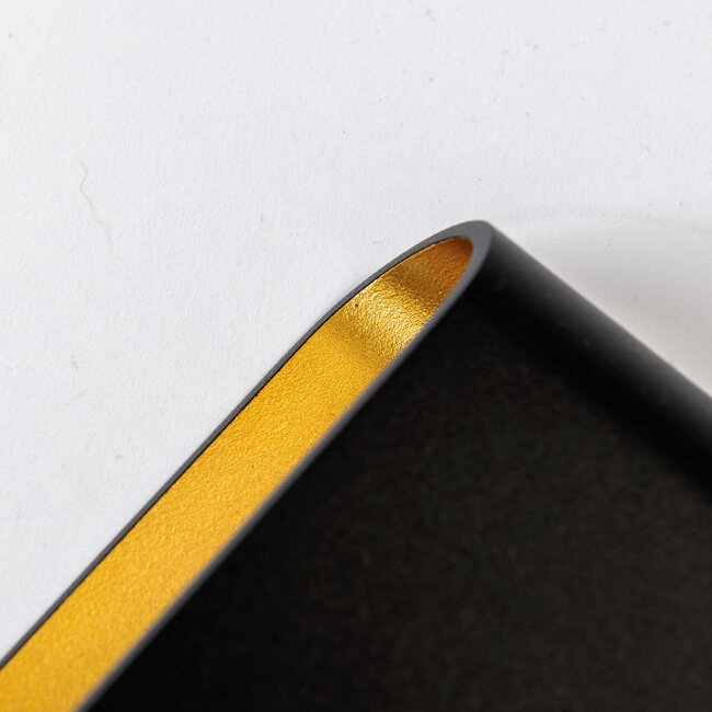 Artdelight Wandlamp Diaz S - Zwart/Mat Goud