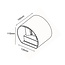 HELDR! Wandlamp Mason - Wit