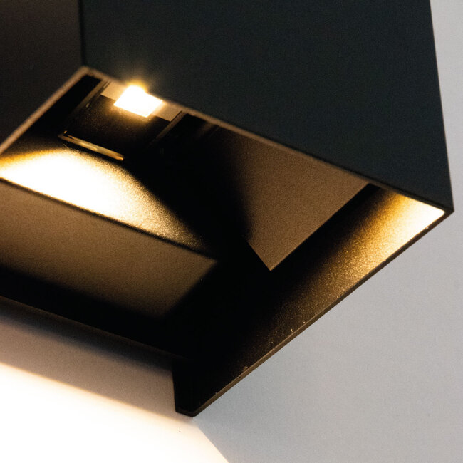 HELDR! Wandlamp Fitton - Zwart