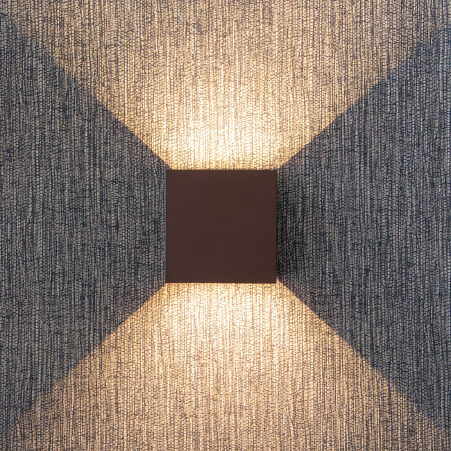 HELDR! Wandlamp Fitton - Roestbruin