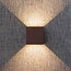 HELDR! Wandlamp Fitton - Roestbruin