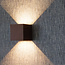 HELDR! Wandlamp Fitton - Roestbruin
