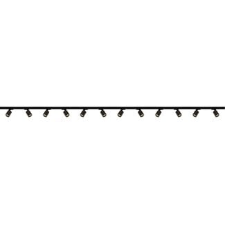 Artdelight 1-fase Railsysteem Megano 6m set (middenvoeding) - Zwart/Metallic Brons