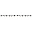 Artdelight 1-fase Railsysteem Megano 6m set (middenvoeding) - Zwart/Metallic Brons
