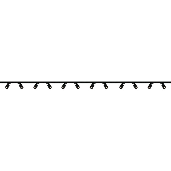 Artdelight 3-fase Railsysteem Megano 6m set (middenvoeding) - Zwart