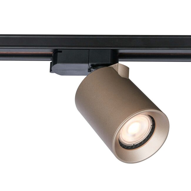 Artdelight 1-fase Railsysteem Megano 3m set (eindvoeding) - Zwart/Champagne