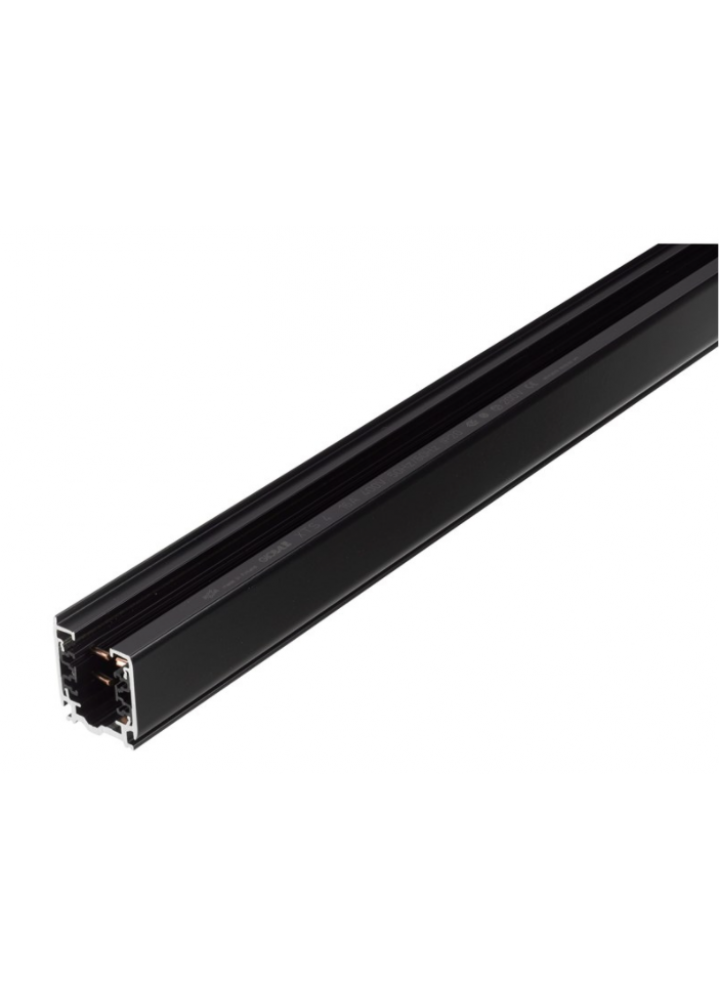 Ivela 3 fase rail opbouw rond zwart | First Light