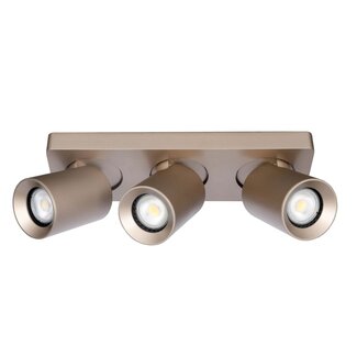 Artdelight Plafondlamp Megano 3L - Champagne