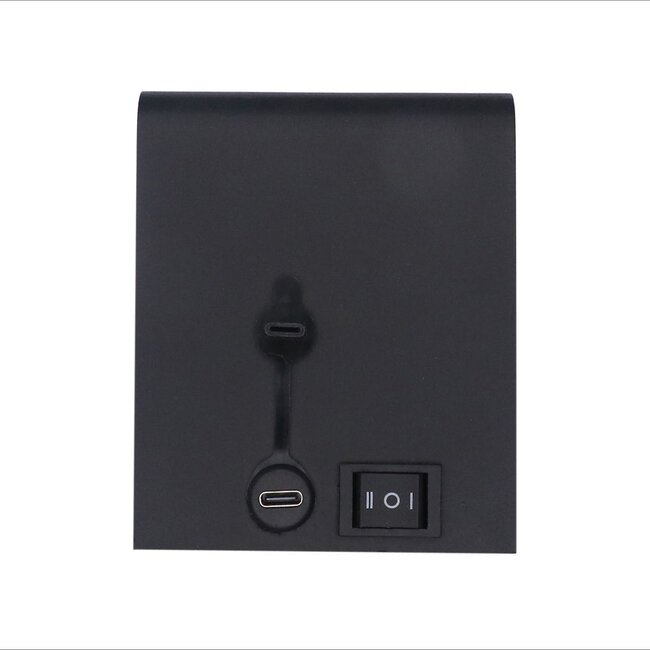 HELDR! Wandlamp Accu Oplaadbaar - Zwart