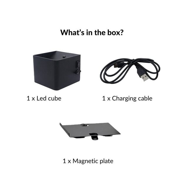 HELDR! Wandlamp Accu Oplaadbaar - Wit