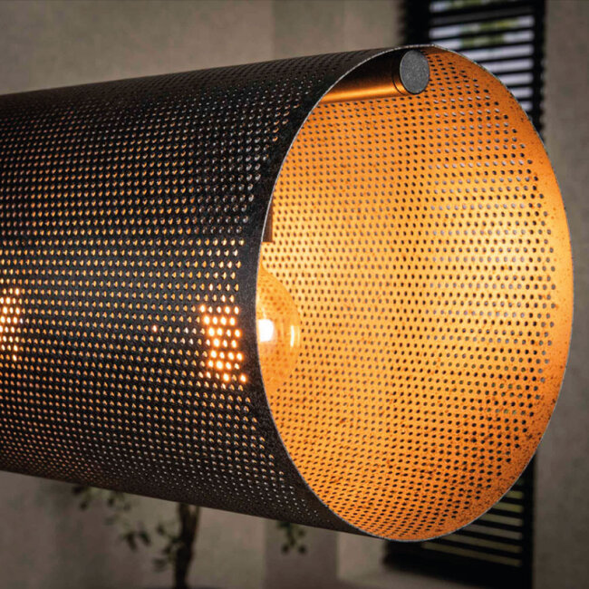 HELDR! Hanglamp Tuba 7L - Artic Zwart