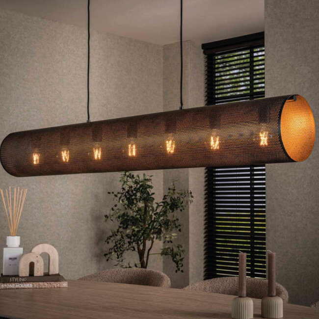 HELDR! Hanglamp Tuba 7L - Artic Zwart