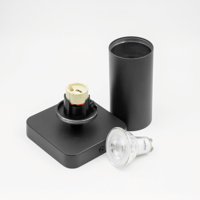 HELDR! Plafondlamp Ivy 1L - Zwart