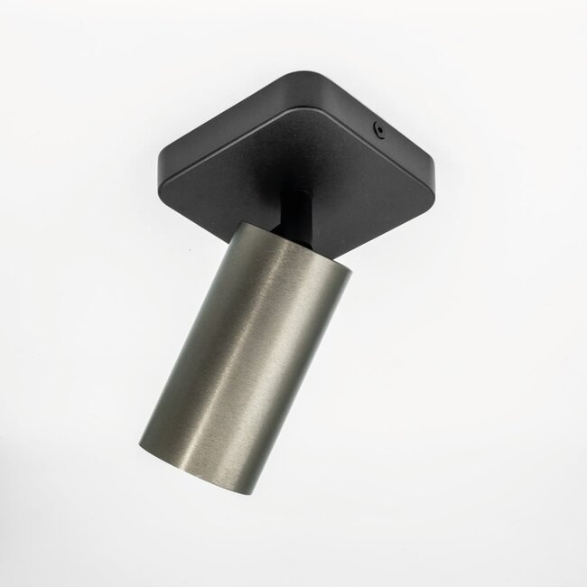 HELDR! Plafondlamp Ivy 1L - Zwart/Gun Metal