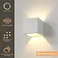Artdelight Wandlamp Cube  - Wit - Dim To Warm