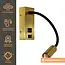 Artdelight Wandlamp Easy Led USB - Goud