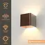 Artdelight Wandlamp Fulda - Donker Brons