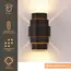 Artdelight Wandlamp Rolls - Zwart/Goud