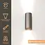 Artdelight Wandlamp Roulo 2 - Champagne