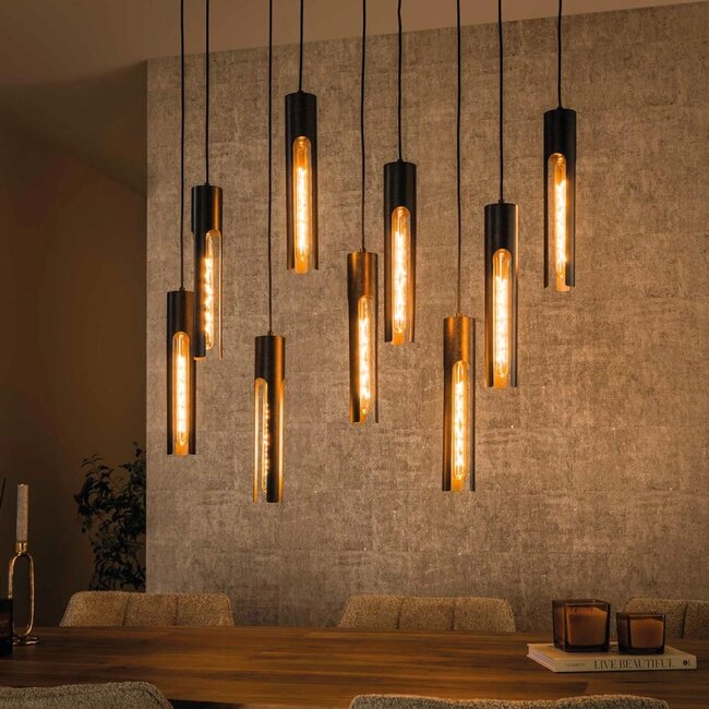 HELDR! Hanglamp Unico 9L - Zwart - Verpakkingschade