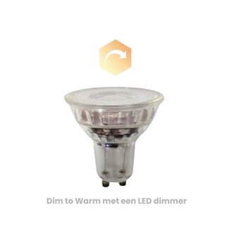Artdelight GU10 Led 6W 2000-2700K 480lm - Dim to Warm