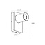 Artdelight Wandlamp Megano USB - Champagne