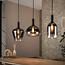 HELDR! Hanglamp Eleonora 3L Chroom/Transparant