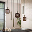 HELDR! Hanglamp Xanthi 7L Brons/Bruin