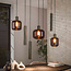 HELDR! Hanglamp Xanthi 7L Brons/Bruin